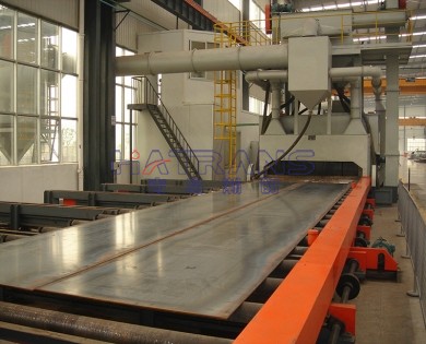 HQ69系列鋼板型材拋丸清理機